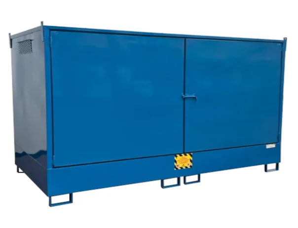 Armadio per lo stoccaggio di 2 cisternette da 1000kg
