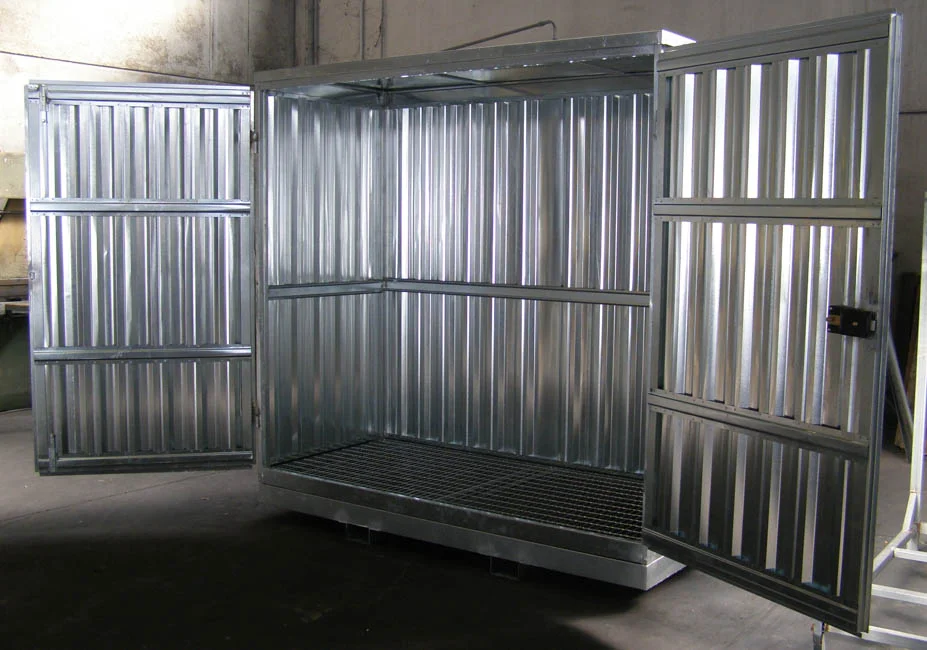Container in lamiera per ibc