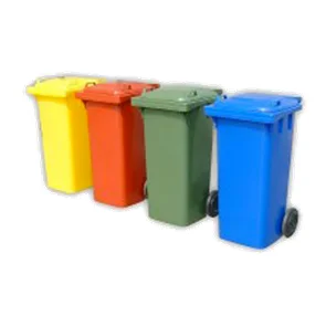 Contenitore carrellato da 120lt per raccolta differenziata