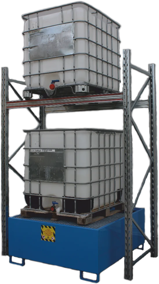 Scaffalature per fusti e cisternette