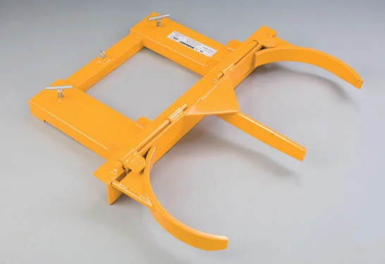 Sollevatore per 2 fusti da 200kg per carrello elevatore portata 2x450kg
